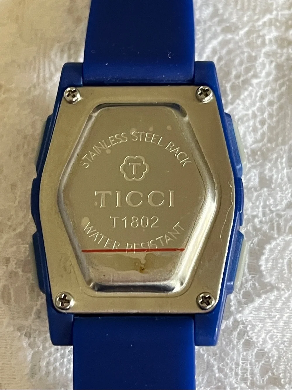 TICCI Children's Blue Digital Sport Watch with Silicone Strap